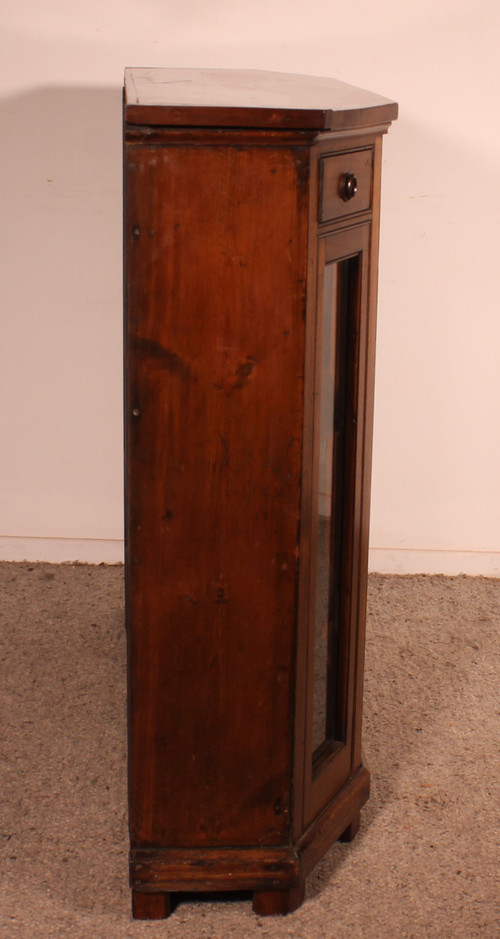 Store Showcase Cabinet Or Bookcase In Mahogany Early 19th Century