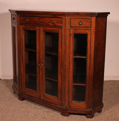 Store Showcase Cabinet Or Bookcase In Mahogany Early 19th Century