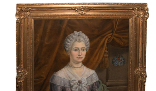  Paire De Grand Portraits époque  XIXe Siècle