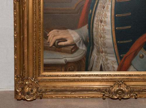  Paire De Grand Portraits époque  XIXe Siècle