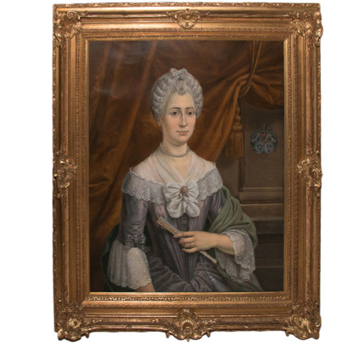  Paire De Grand Portraits époque  XIXe Siècle