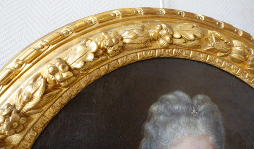 French school of the 18th century, large portrait of Princess of the Blood, Louis XIV period around 1700