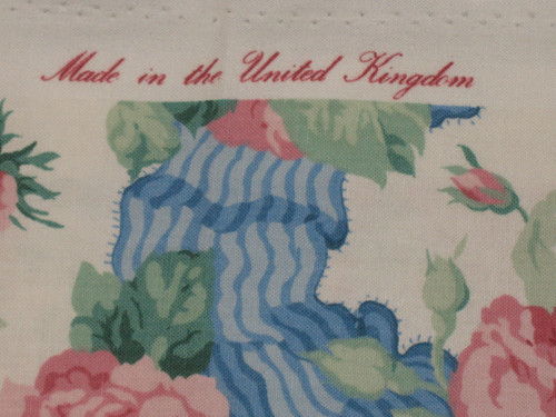 Large length of floral fabric by Arthur Sanderson "Garland of roses" long: 11 meters