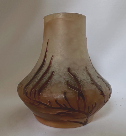 Vase aus Glaspaste Legras
