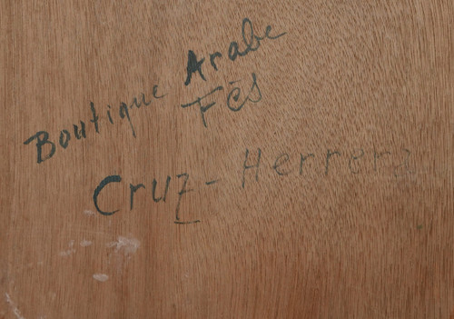 José CRUZ-HERRERA, Lively store in the Medina of Fez