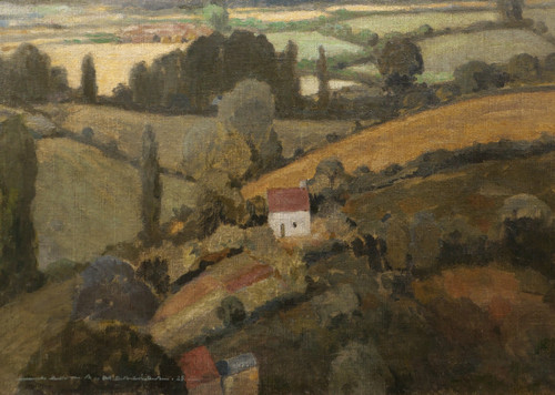 Jean Adrien MERCIER, Paesaggio della pianura della Loira