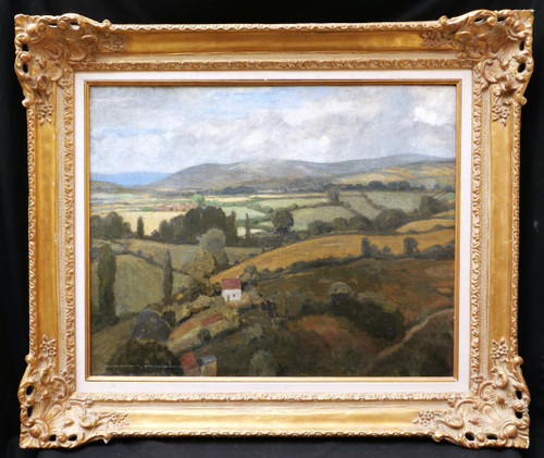 Jean Adrien MERCIER, Paesaggio della pianura della Loira