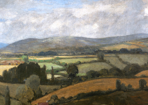 Jean Adrien MERCIER, Paesaggio della pianura della Loira