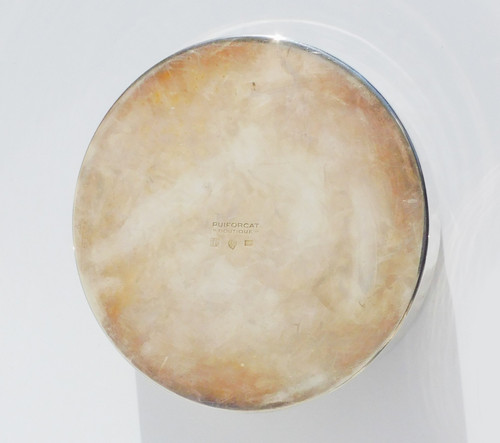 Snuffbox Pill Box Metal Silver PUIFORCAT boutique