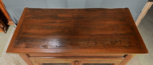 Vetrinetta in teak massiccio, India - Inizio XX secolo