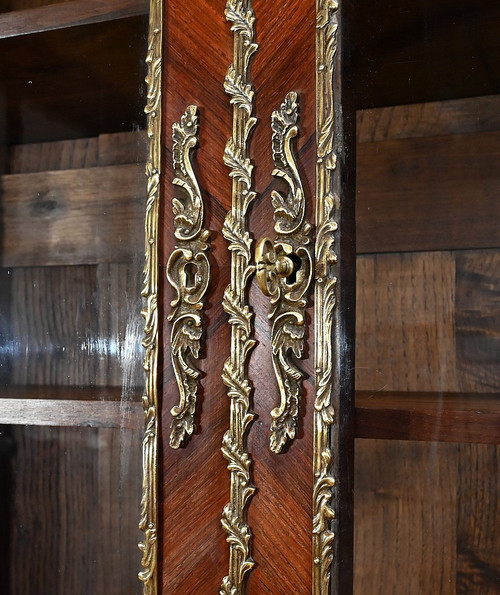 Bibliothèque deux-corps, style Louis XV – Fin XIXe
