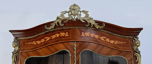 Bibliothèque deux-corps, style Louis XV – Fin XIXe