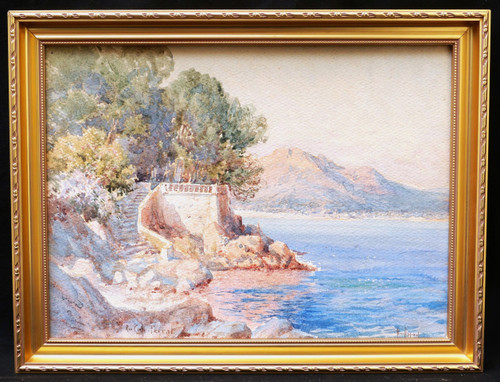 Émile Charles APPAY, Meeresküste in Saint-Jean-Cap-Ferrat