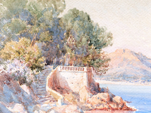 Émile Charles APPAY, Meeresküste in Saint-Jean-Cap-Ferrat