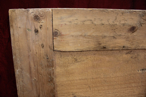 Antique Rectangle Mirror, Gilding and Patina, Mercury Ice 78 X 106 Cm