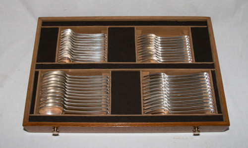 Puiforcat - Set da casa Mazarin in argento massiccio 183 pezzi
