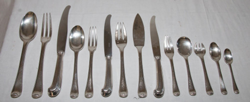 Puiforcat - Set da casa Mazarin in argento massiccio 183 pezzi