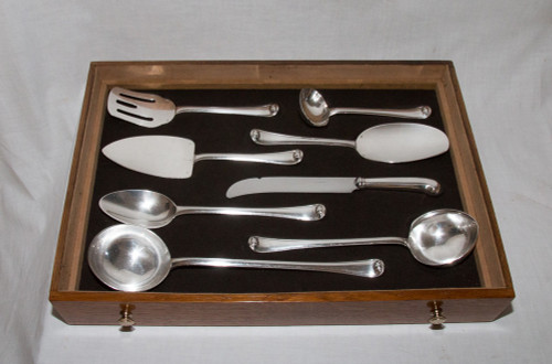 Puiforcat - Set da casa Mazarin in argento massiccio 183 pezzi