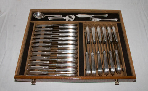 Puiforcat - Set da casa Mazarin in argento massiccio 183 pezzi