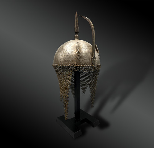 ORIENTALER HELM namens kulah khud - Osmanisches Reich, Qâdjâr, Iran - 19. Jahrhundert