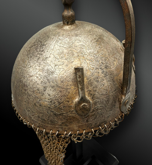 ORIENTALER HELM namens kulah khud - Osmanisches Reich, Qâdjâr, Iran - 19. Jahrhundert