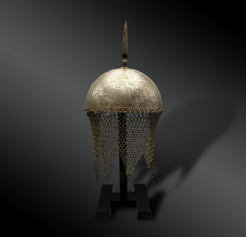 ORIENTALER HELM namens kulah khud - Osmanisches Reich, Qâdjâr, Iran - 19. Jahrhundert