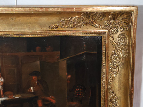 Genre Scene Oil on panel Late 18th century