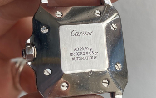 CARTIER, Santos de Cartier, acciaio e oro