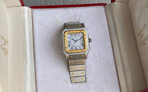 CARTIER, Santos de Cartier, acciaio e oro
