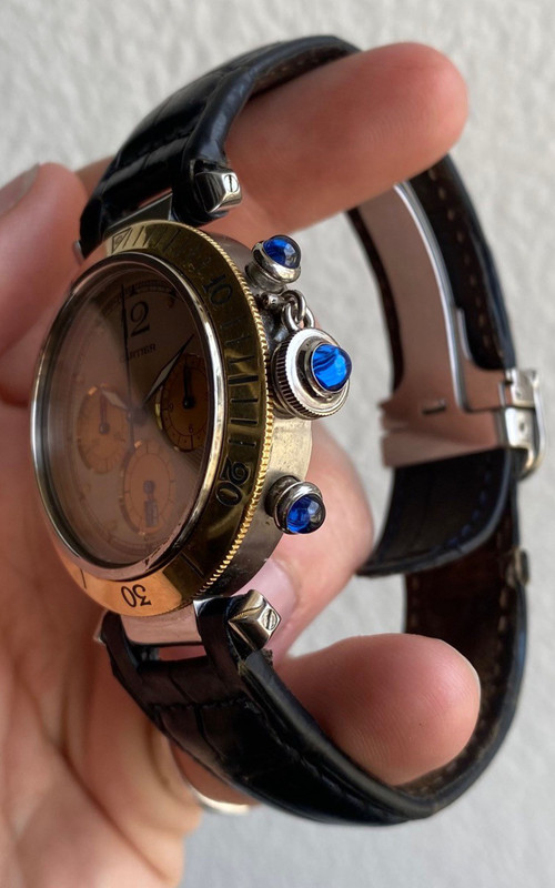 CARTIER, Pascha de Cartier, acciaio e oro