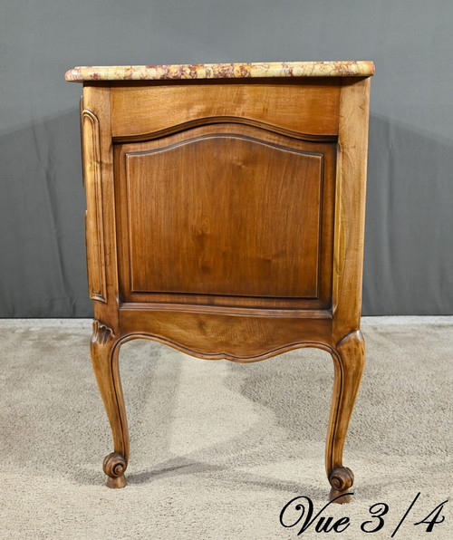 Commode Sauteuse Arbalète en Noyer, style Louis XV – Début XXe