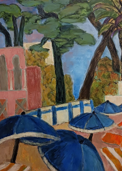 GEORGETTE TAVE  1925/2006   LA MAISON MAURESQUE A JUAN