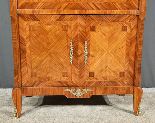 Segretaria con timbro in palissandro, stile Transizione - 1900