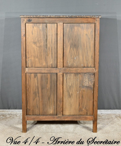 Segretaria con timbro in palissandro, stile Transizione - 1900