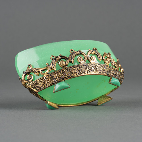 Salière en opaline, XIXe siècle 