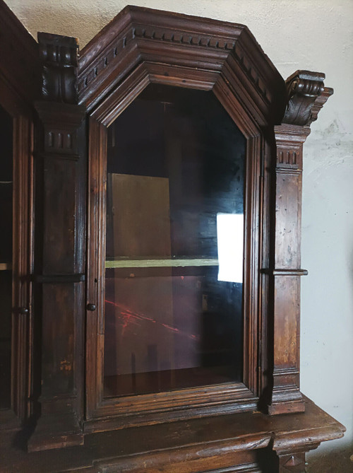 Seltene Bibliothek Berufsmöbel aus massiver Kiefer im Empire-Stil