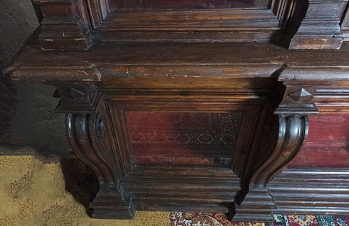 Seltene Bibliothek Berufsmöbel aus massiver Kiefer im Empire-Stil