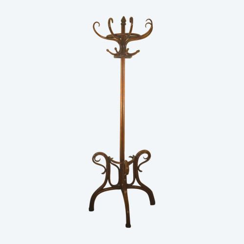 Demi perroquet sur piédestal par KOHN , dit Trumeau-Kleiderstock , no Thonet État : --