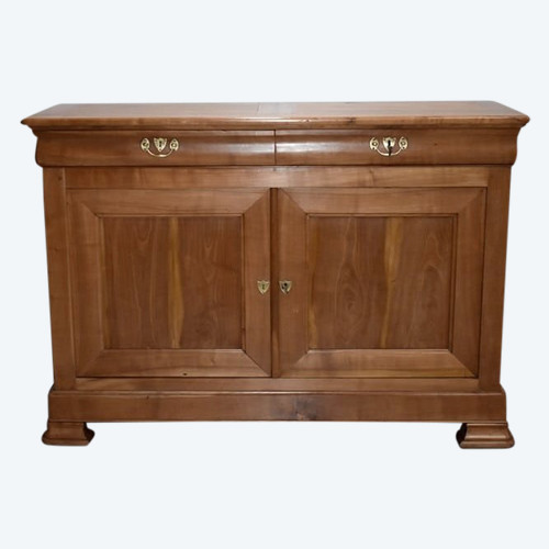 Langes Louis-Philippe Buffet aus Kirschbaumholz XIX.