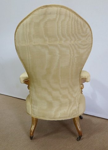  Important Fauteuil en bois doré Restauration – Début XIXe 