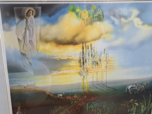 Lithographie Salvador Dali (1904-1989) - Mystische Vision "exp 115/295.".