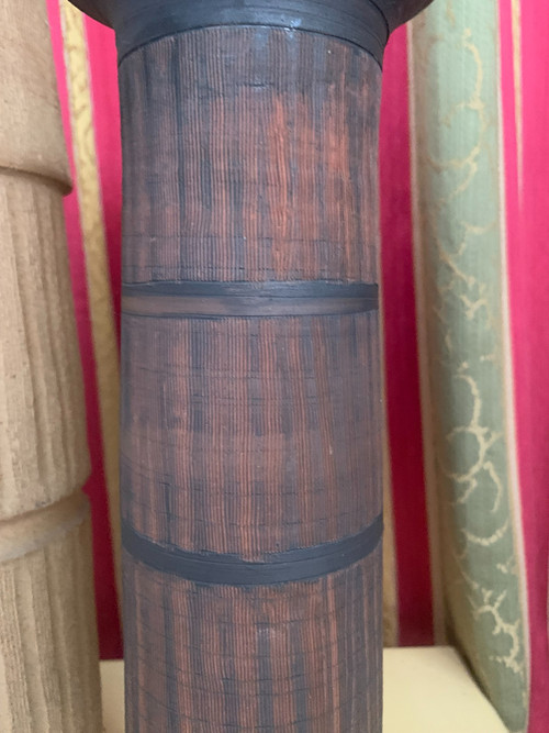 Ensemble de deux vases en terre cuite des années 70/80