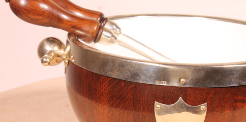 Salad Bowl With Its Cutlery 19th Century