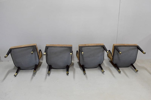 Suite de 4 fauteuils Art Déco – XXe