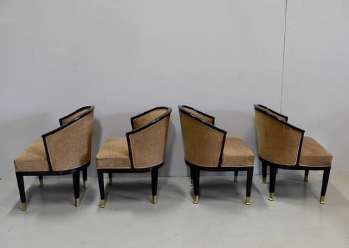 Suite de 4 fauteuils Art Déco – XXe