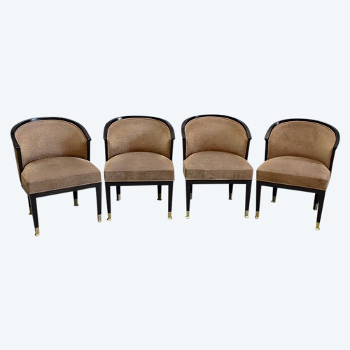 Suite de 4 fauteuils Art Déco – XXe