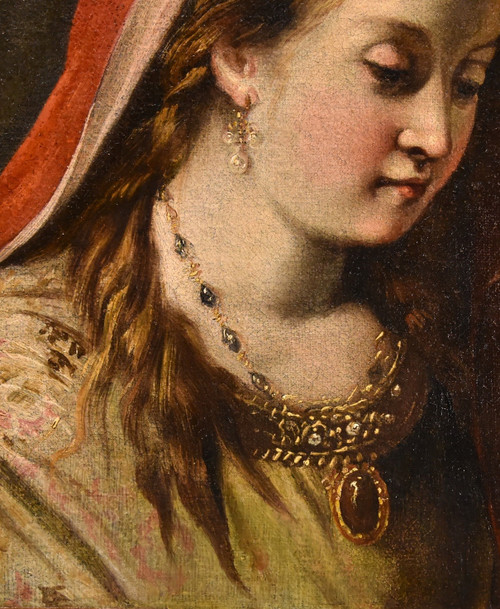 Gaspare Diziani (Belluno 1689 – Venezia 1767), Ritratto di giovane principessa (Salomè?)