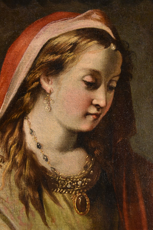 Gaspare Diziani (Belluno 1689 – Venezia 1767), Ritratto di giovane principessa (Salomè?)