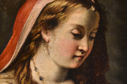 Gaspare Diziani (Belluno 1689 – Venezia 1767), Ritratto di giovane principessa (Salomè?)