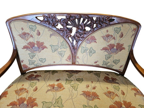 Camille Gauthier Ensemble de Salon Art Nouveau "Aux Ombelles"